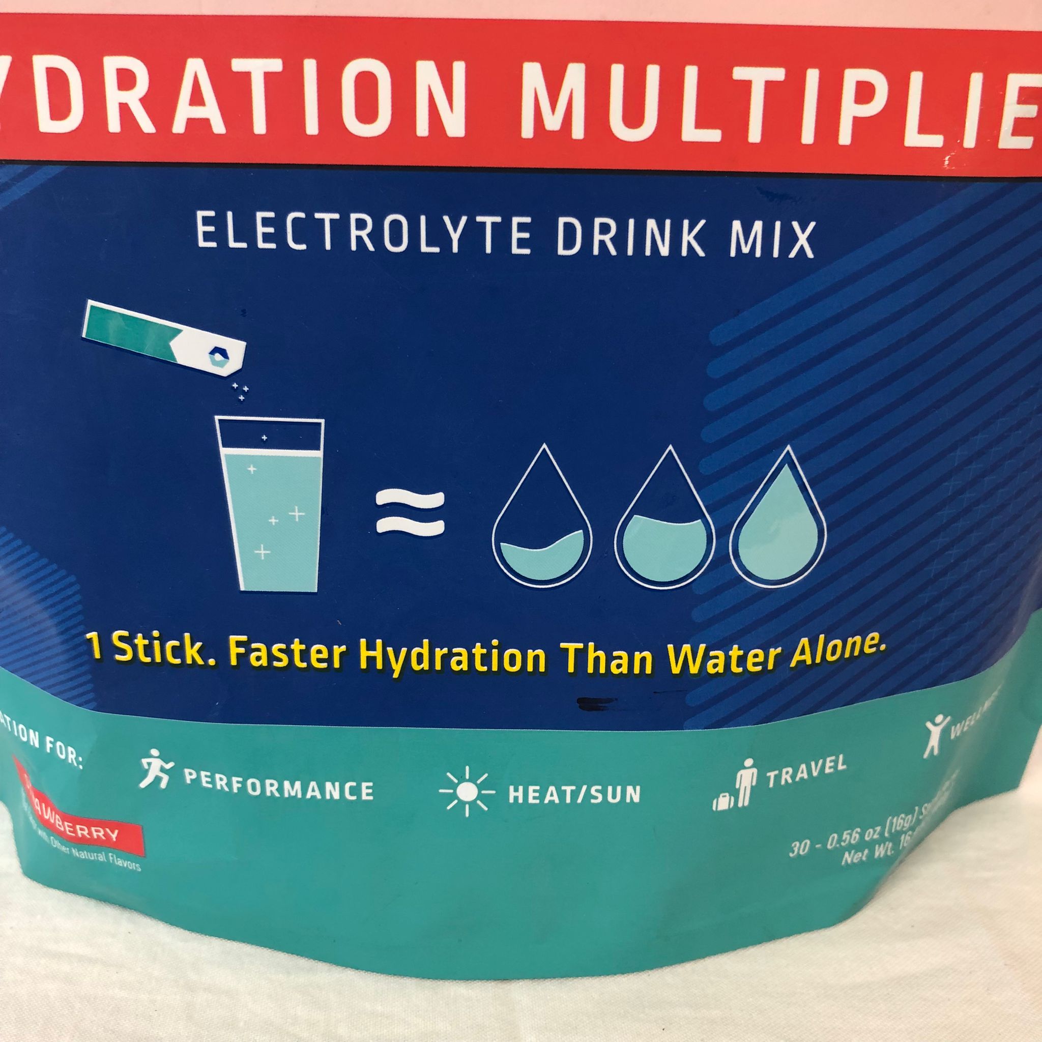 As is Liquid I.V. Hydration Multiplier 26-Pack - Strawberry