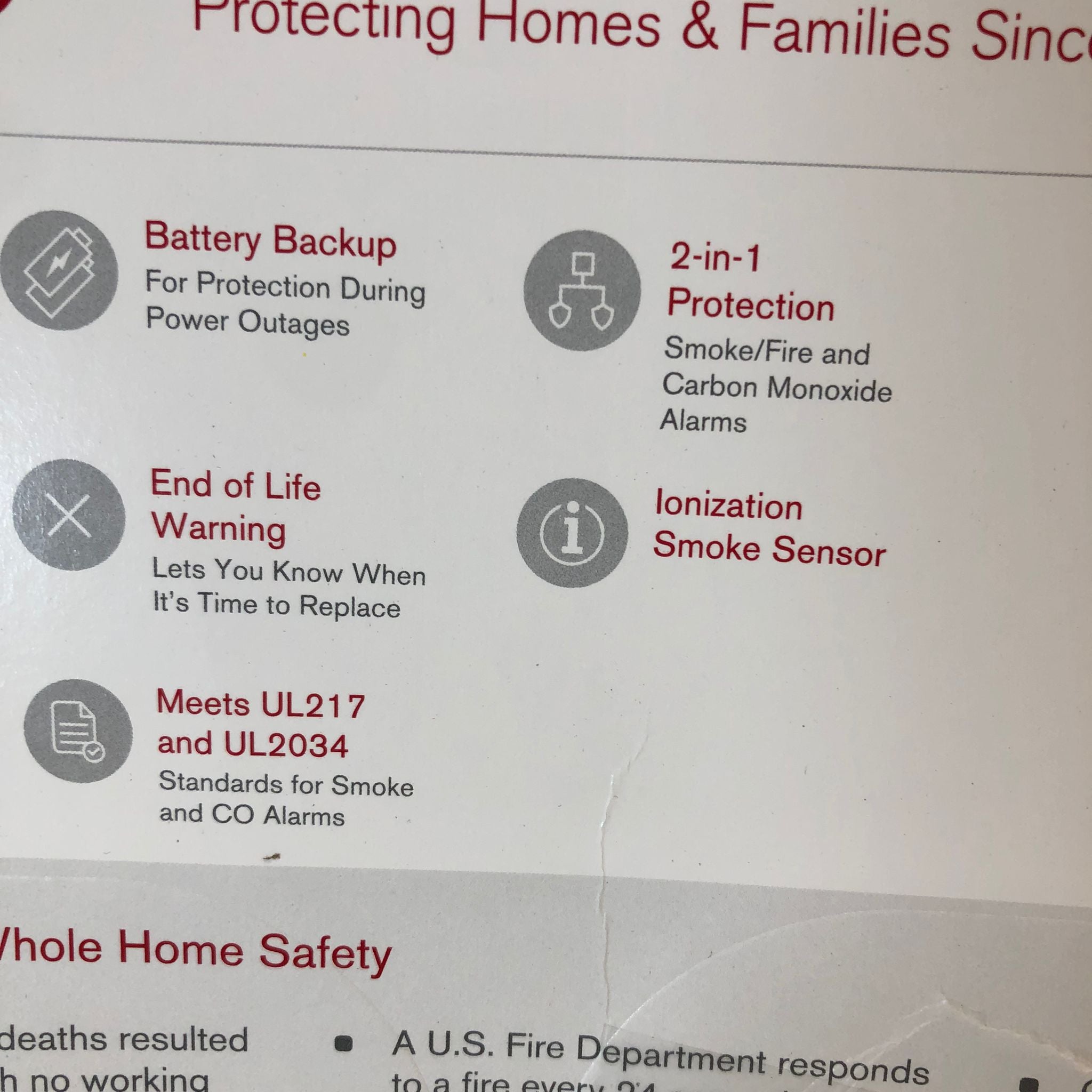 First Alert 2-Pack Smoke & CO Alarms with Battery Backup & Quick Connect