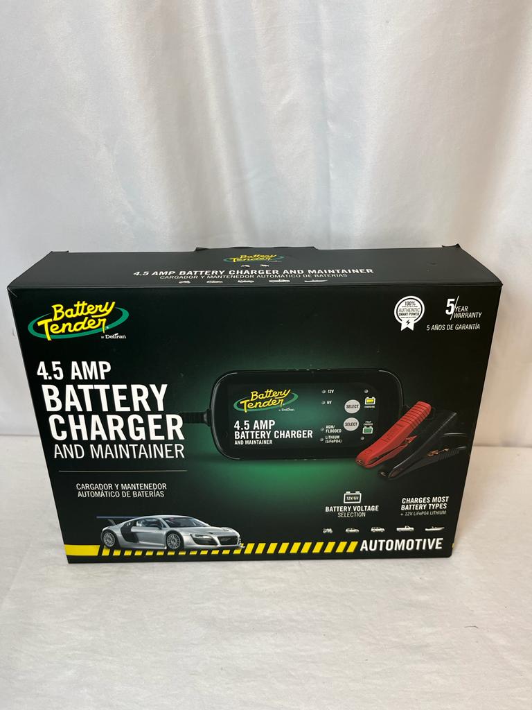 Battery Tender 4.5 Amp SuperSmart Battery Charger & Maintainer