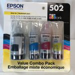 Epson T502 EcoTank Ink Bottles BK/C/Y/M, Club Pack
