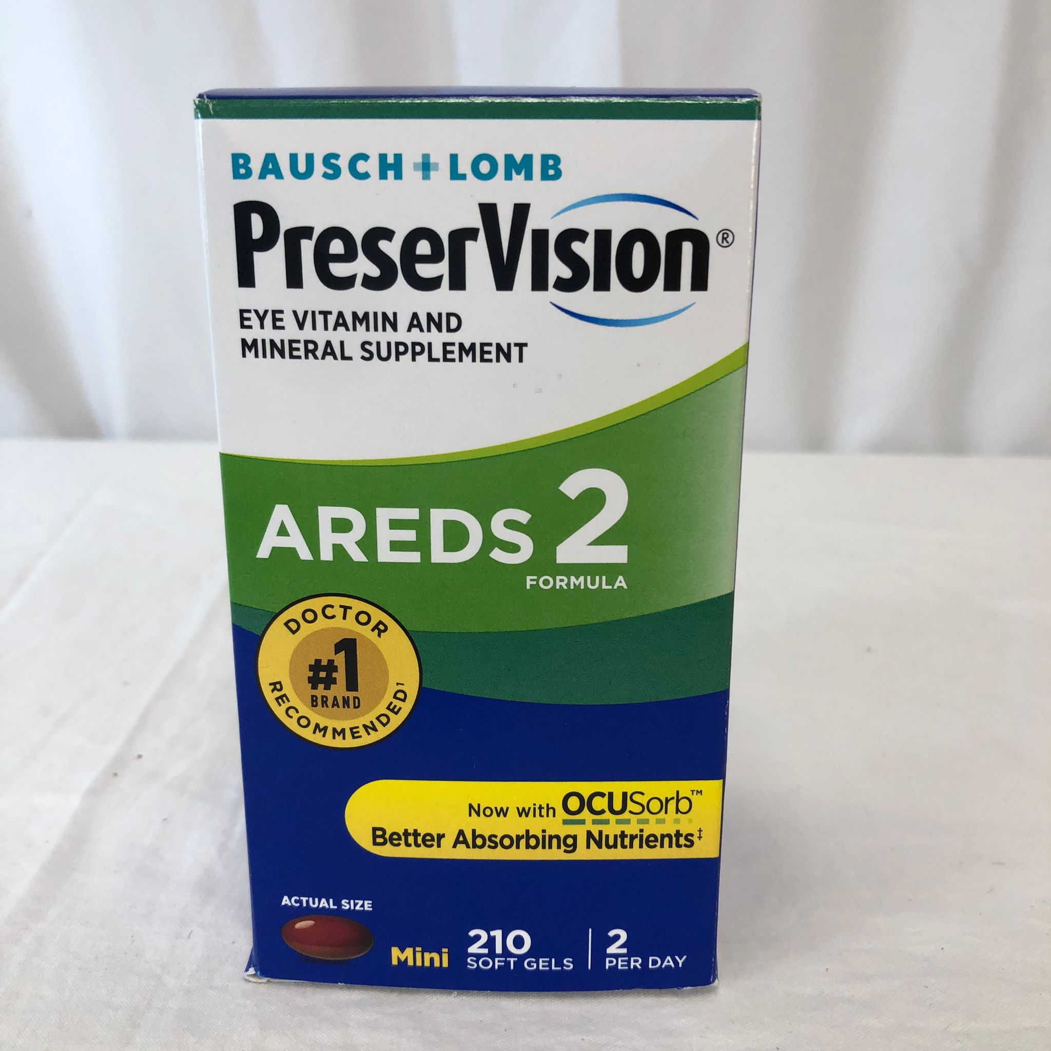PreserVision AREDS 2 Formula, 210 Soft Gels Exp 06/24+