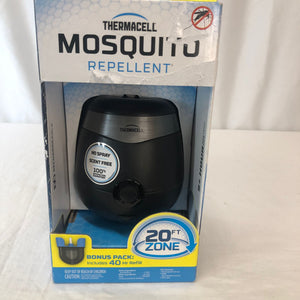 As-Is Thermacell Radius Mosquito Repeller - 20ft Coverage, 6.5+ Hrs Runtime