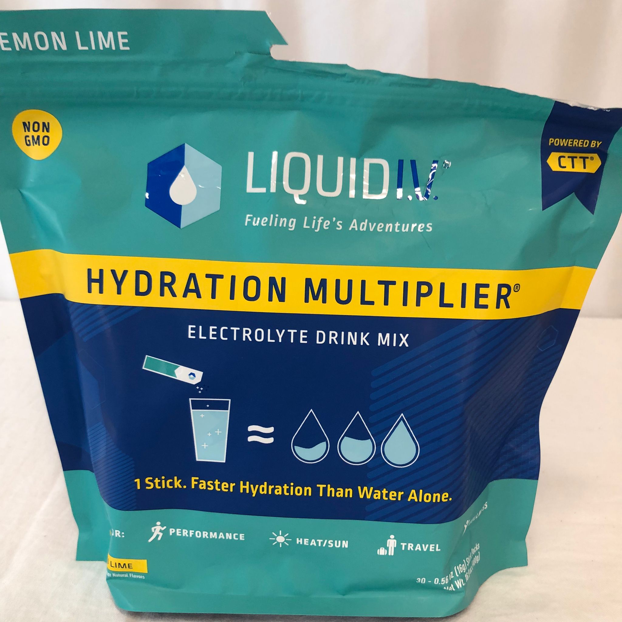 "As is" Liquid I.V. Hydration Multiplier 28-Pack Resealable Pouch