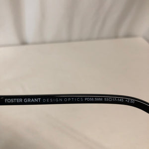 Design Optics by Foster Grant Cole Full Rim Rectangular Reading Glasses, 3-pack