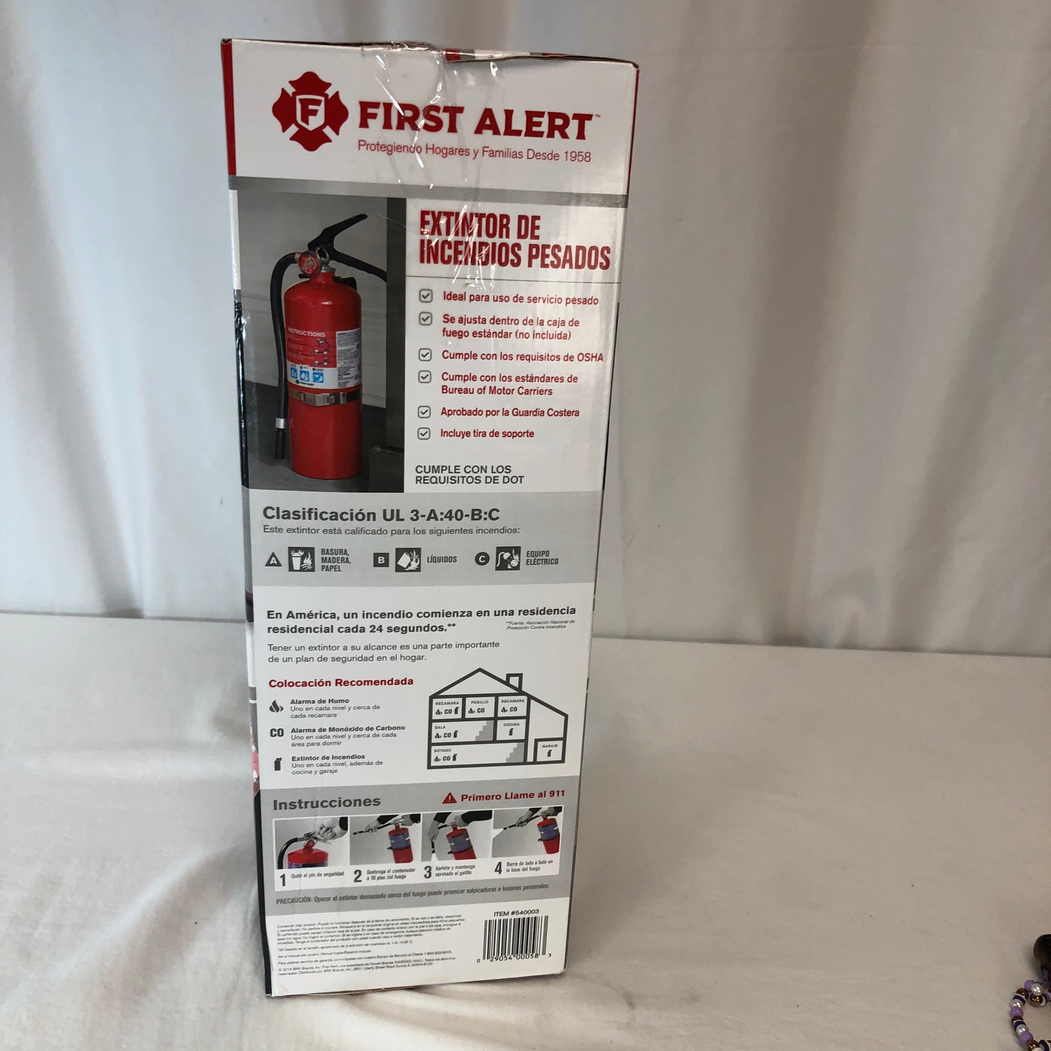 First Alert Heavy Duty Professional Grade Fire Extinguisher, 5 lbs