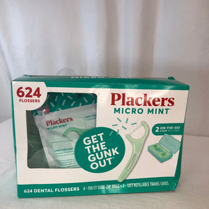 As is Plackers Micro Mint Dental Flossers, 450 count