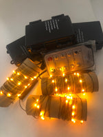 Set of 3 Indoor/Outdoor Fairy Lights - 8' Each - From Bethlehem Lights with Remote