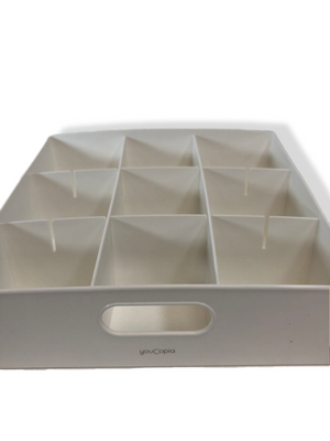 YouCopia 2-Pc. Kitchen Storage Bins with Adjustable Dividers - Tiered Storage