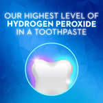 3-Pack Hydrogen Peroxide Toothpaste with Fluoride - Deep Whitening, Fresh Mint