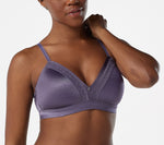 Breezies Microfiber and Lace Wirefree Bra