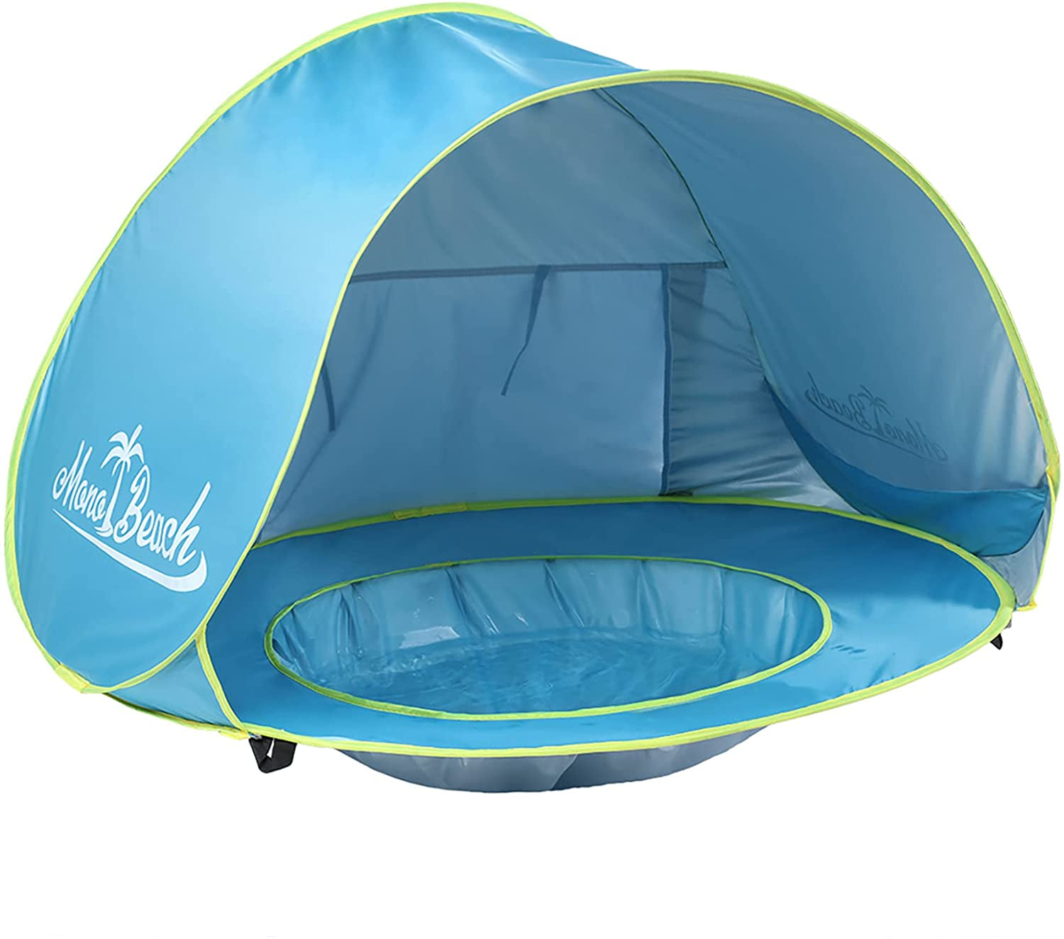 Baby Beach Tent with Pool - Portable Shade Pool UV Protection Sun Shelter for Infant