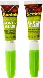 Scotch Super Glue Gel 2-Pack - Quick Drying, Permanent Hold