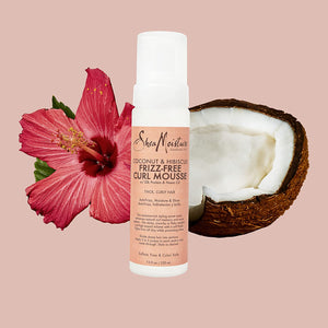 Curl Mousse for Frizz Control - Coconut & Hibiscus - 7.5 oz