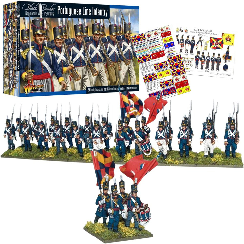 Wargames Delivered Banzai! Black Powder Napoleonic - Portuguese Line Infantry Set