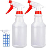 16oz/2 Pack Adjustable Spray Bottles - HDPE, No Leak, Multi-Purpose