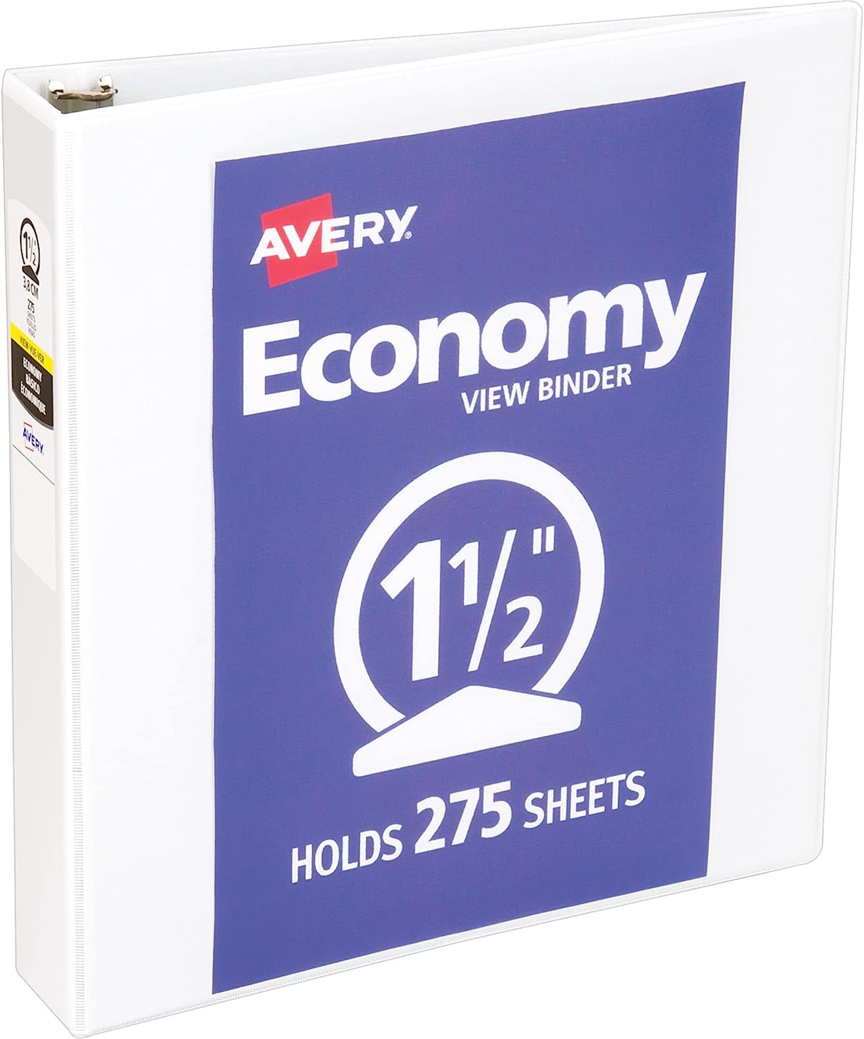 1.5" Economy View Binder with Tear-Resistant Cover