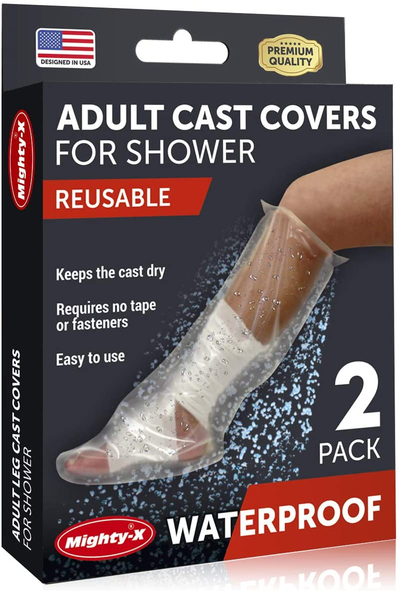 Waterproof Leg Cast Cover for Showering - Reusable, Easy to Use, Lightweight