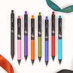 8-Pack Smooth Writing Retractable Gel Pens with Vibrant Colors