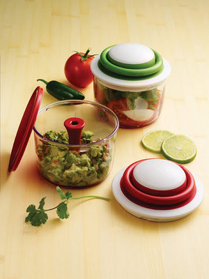 Hand-Powered Food Chopper - Chops Vegetables, Fruits, Nuts, and More in Seconds