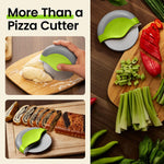 Ergonomic Pizza Cutter with Protective Blade Guard