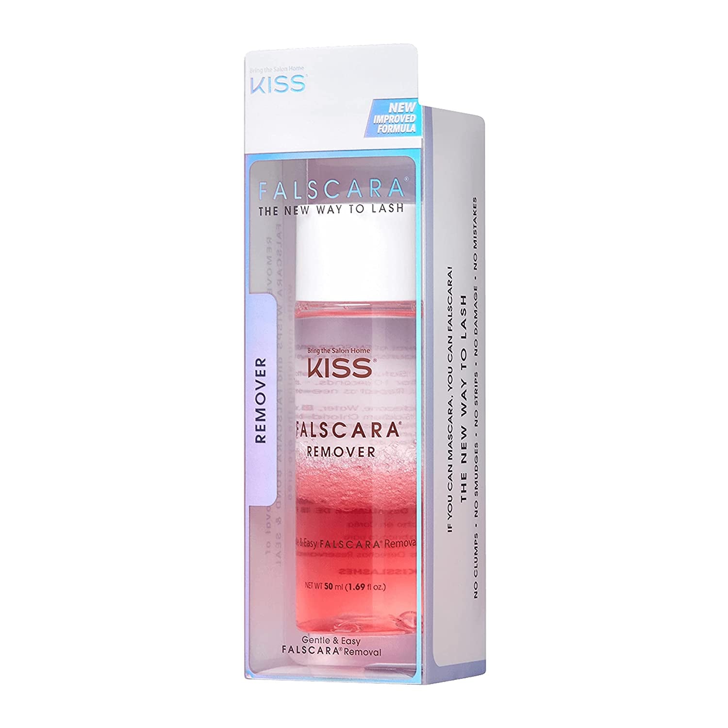KISS Falscara DIY Eyelash Remover with Rosewater - Gentle, Soothing