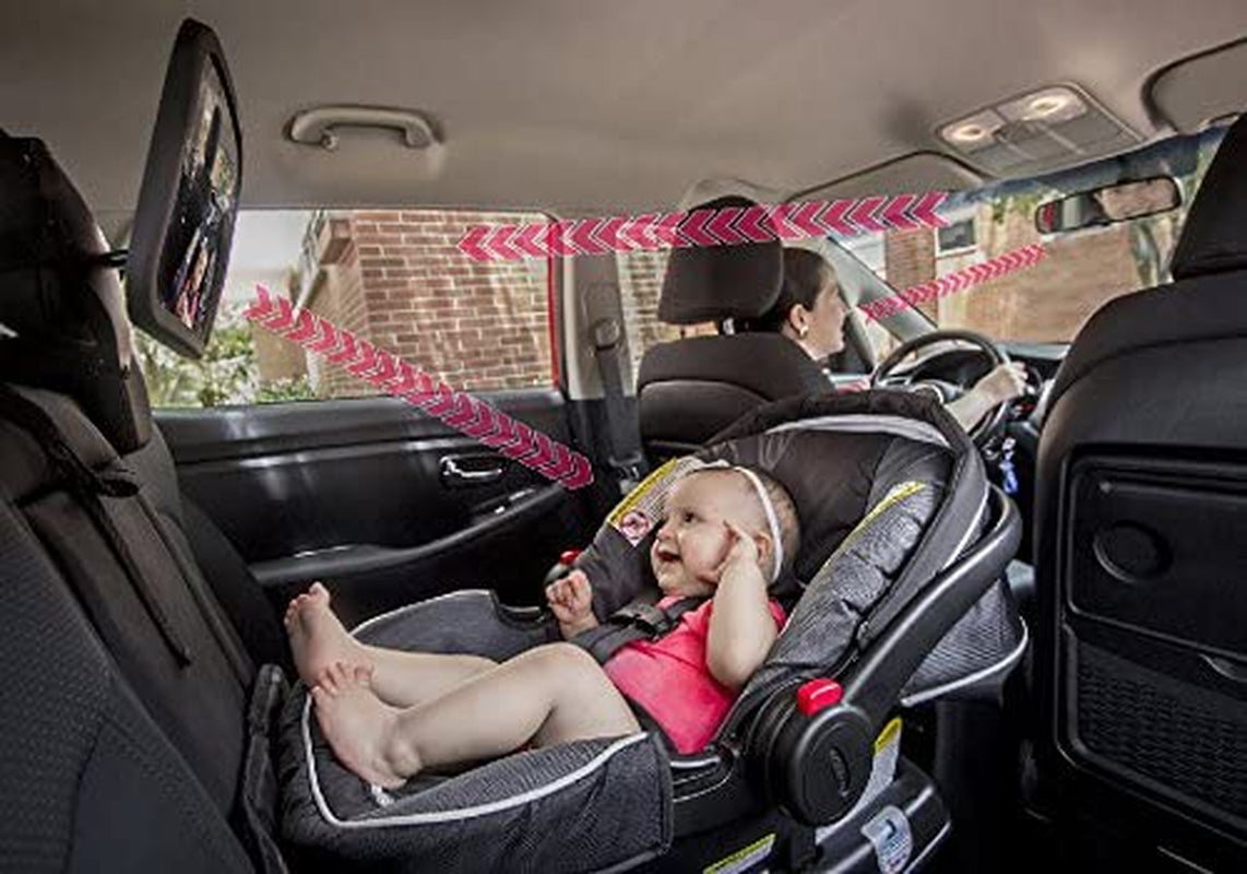 Shynerk Rear Facing Car Seat Mirror - Wide View, Shatterproof, Easy Assembled