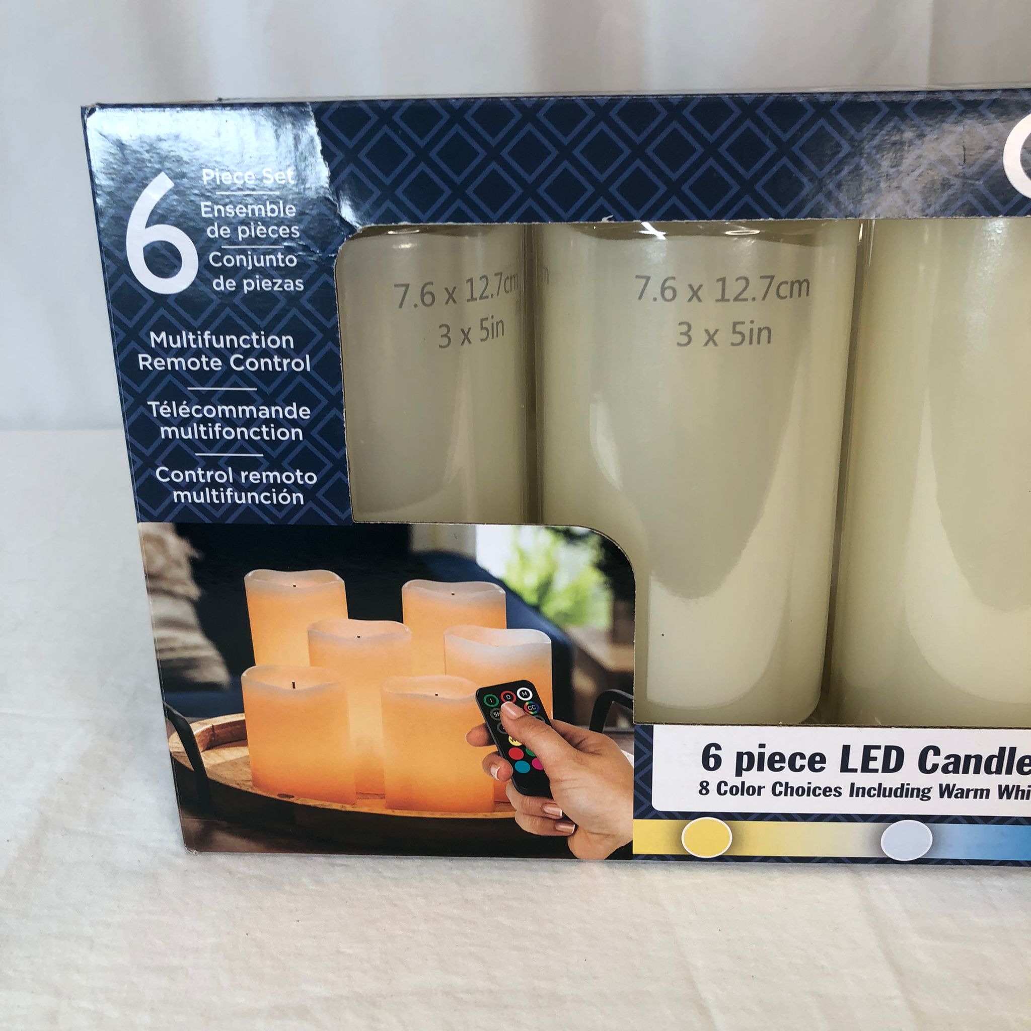 Gerson Glow Wick LED Candles 6-Piece Set