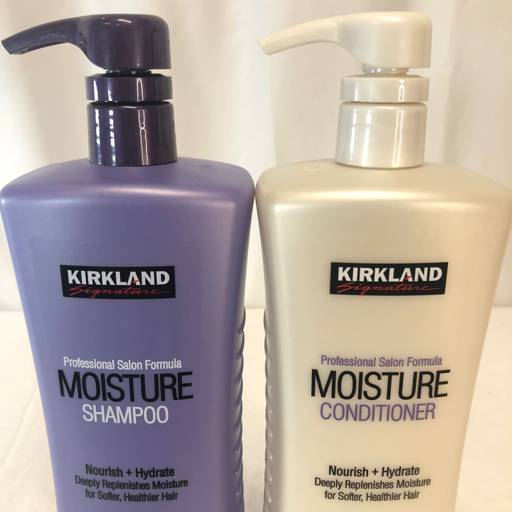 Kirkland Signature Professional Salon Formula Moisture Shampoo & Conditioner Set (33.8 Oz Each)