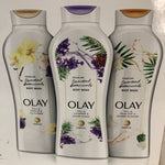 Olay Essential Botanicals Body Wash, 3-pack