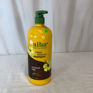 Alba Botanica Coconut Milk Shampoo, 34 fl oz