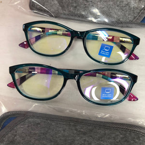 ABIGAIL TEAL by M+ Blue Light Protection Reading Glasses, 2-pack, +1.50