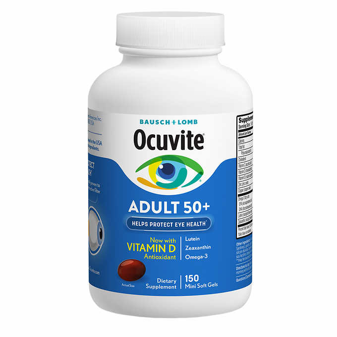 Ocuvite Adult 50+, 150 Soft Gels Exp 08/23