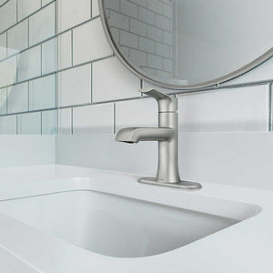 Moen Liso Single Hole Bathroom Faucet | Spot Resist Finish | Easy Installation