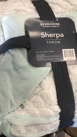 Berkshire Blanket 55"x70" Chevron Tipped Sherpa Filled Throw