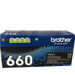 Brother TN660 High-Yield Toner, Black, 2-pack