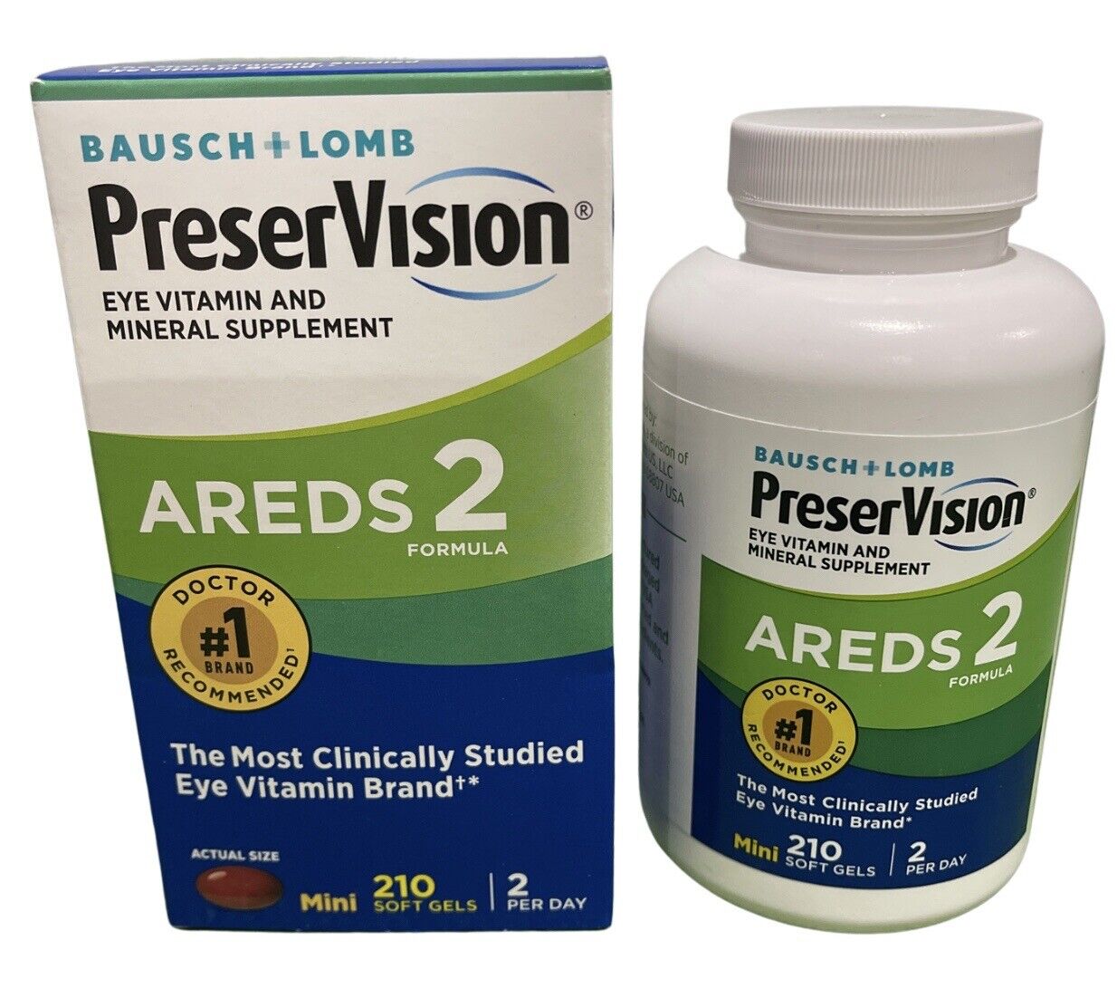 PreserVision AREDS 2 Formula, 210 Soft Gels Exp 06/24+