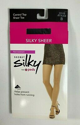 Secret Silky Women's Sheer Control Top Pantyhose, 1 Pair, Nude B