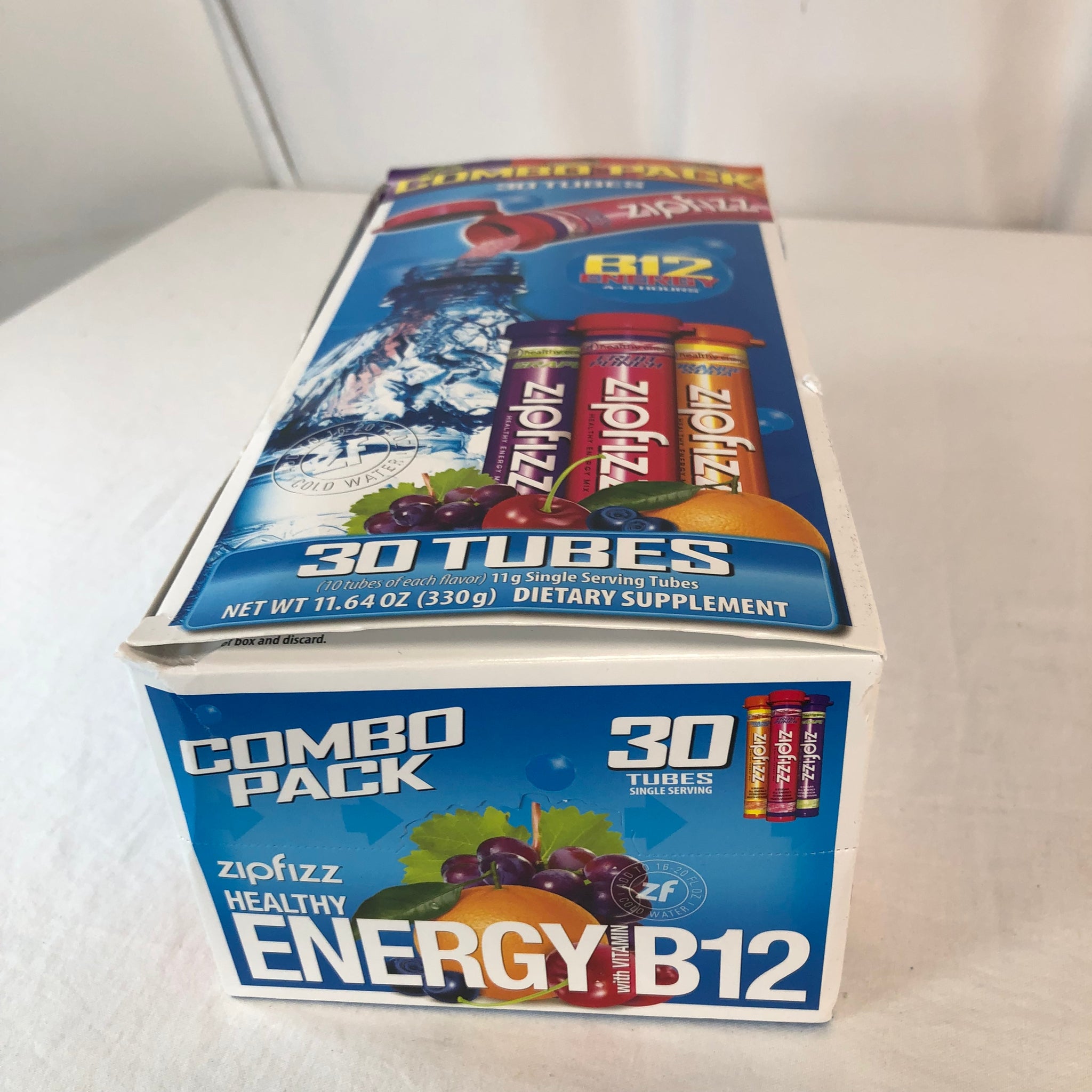 "As is"  Zipfizz Energy Drink Mix, Variety Pack, 25 Tubes