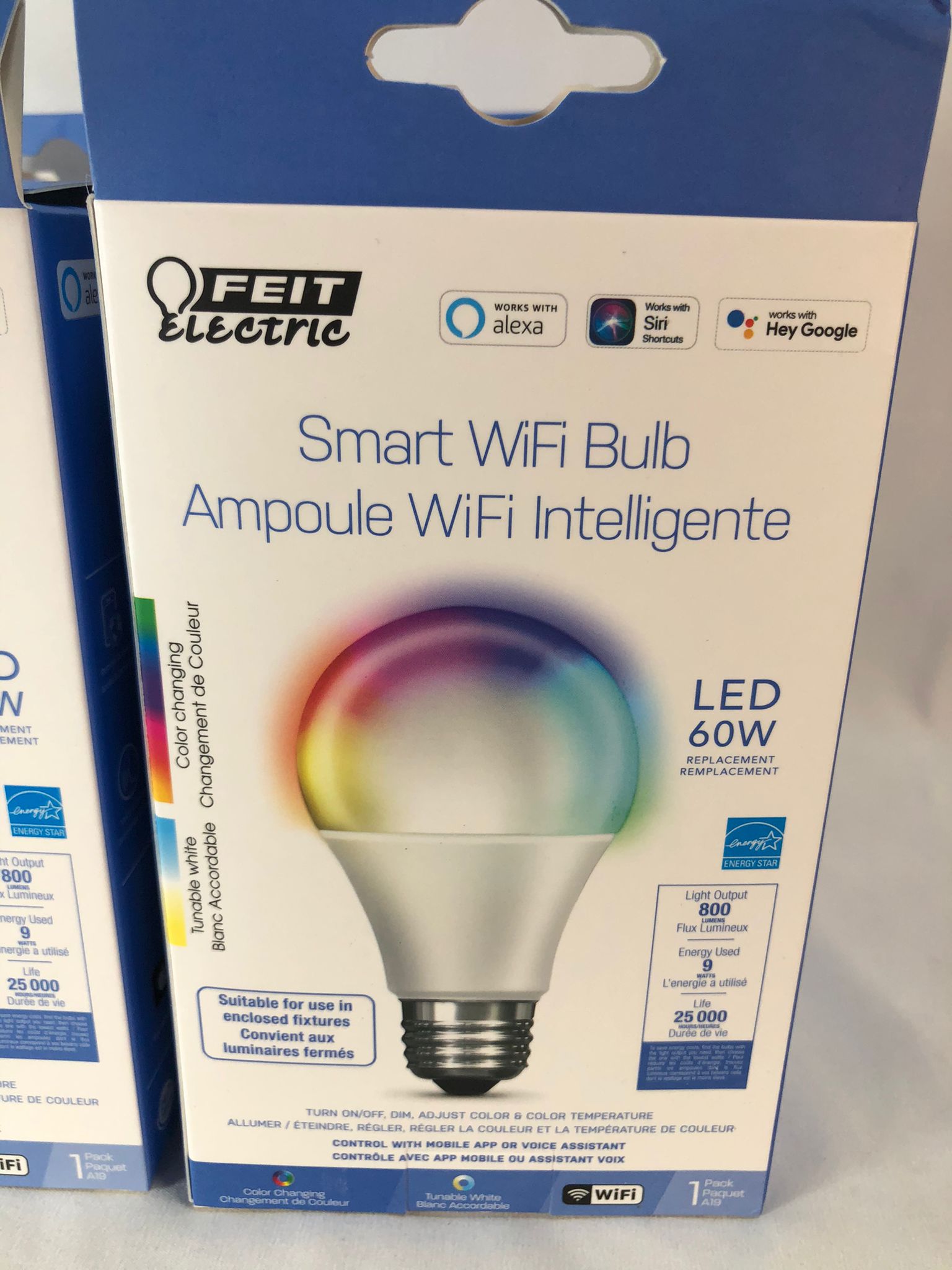 Feit Electric Wi-Fi Smart Bulbs, 1-pack