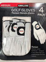 Kirkland Signature Leather Golf Glove 4-Pack - Right Handed (Open Box)
